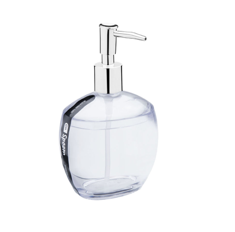 DISPENSADOR JABON ACRILICO TRANSPARENTE  COZA