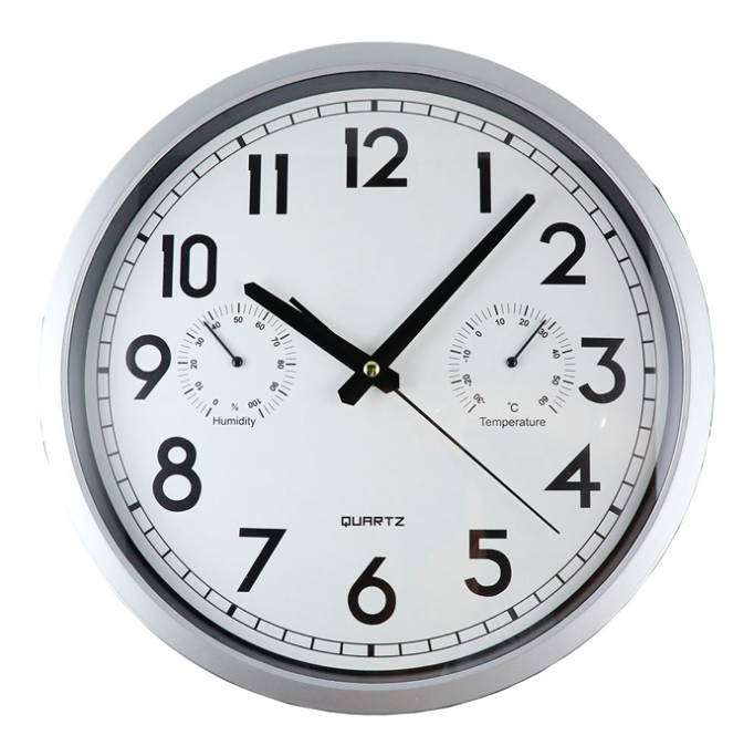 RELOJ DE PARED ESFERA BCA HUMEDAD Y TEMPERATURA