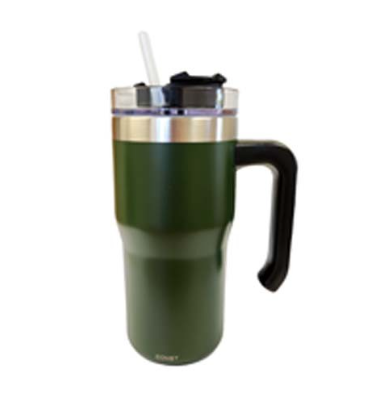 VASO TERMICO 600ML C/ASA VERDE COMET