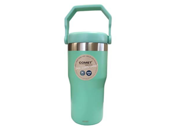 VASO TERMICO 600ML VERDE CLARO COMET