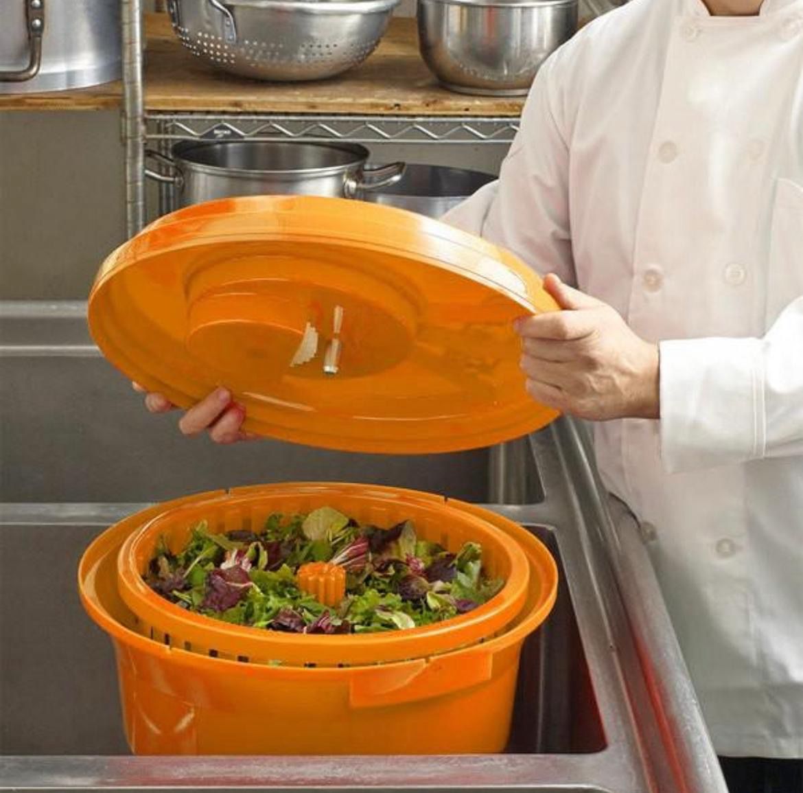 CENTRIFUGADOR INDUSTRIAL DE VEGETALES MANUAL VERDE 25LT