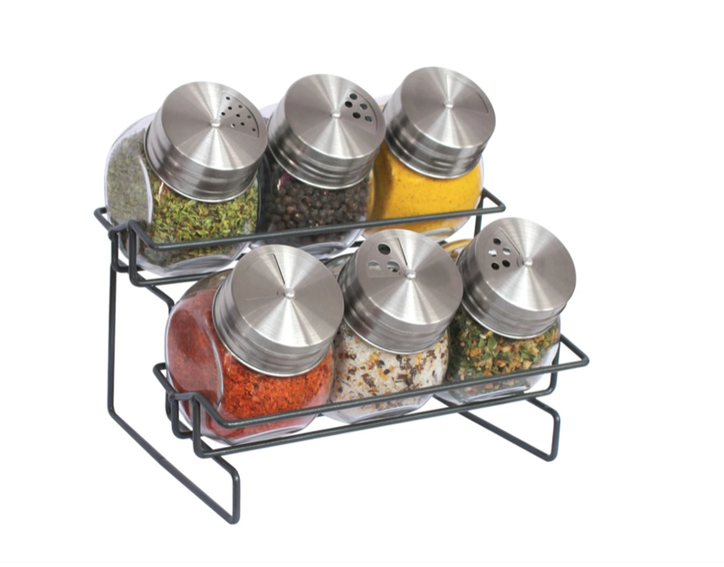 ESPECIEROS CON RACK HUDSON 7 PIEZAS