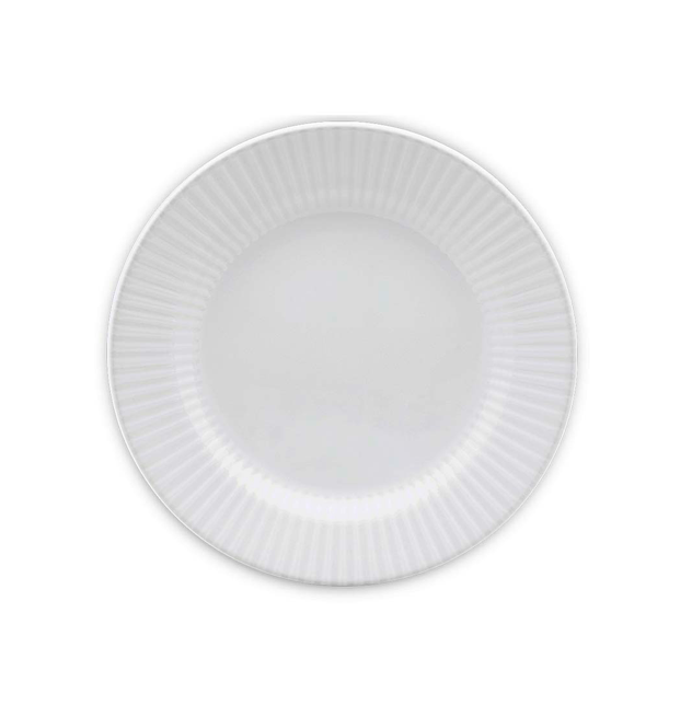PLATO POSTRE 18CM MOD:BLANCO CANELE  BIONA
