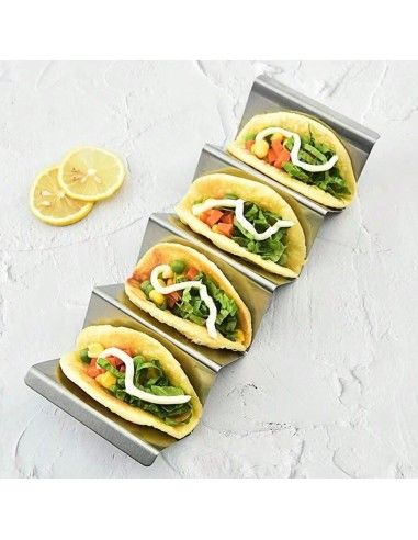 SOPORTE ACERO TACOS FAJITAS