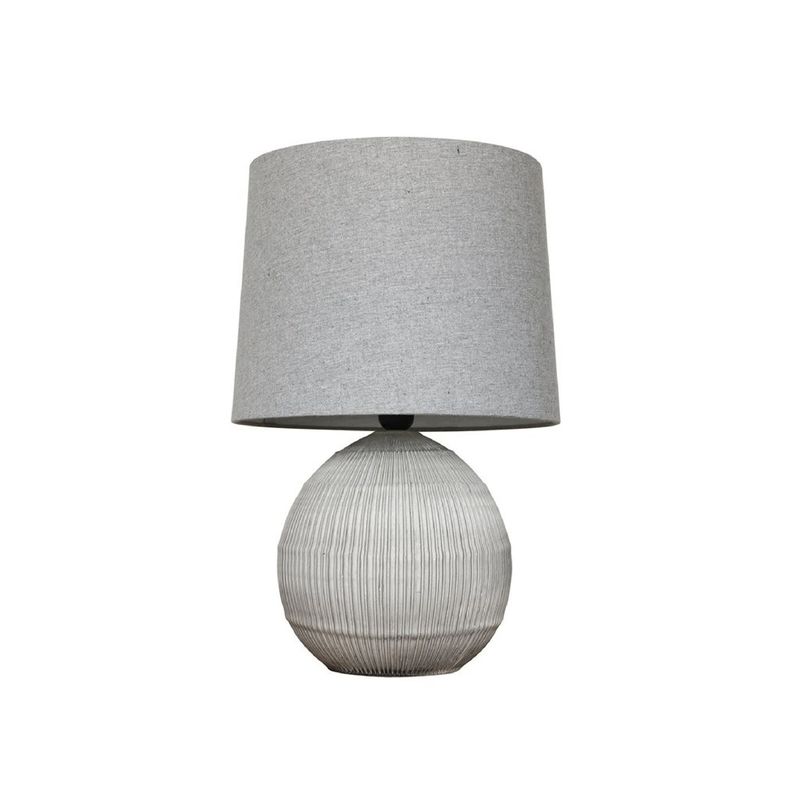 LAMPARA PORCELANA LINEA GRIS  SELECTA