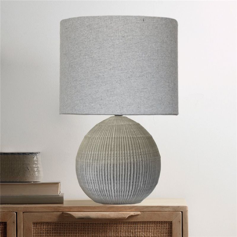 LAMPARA PORCELANA LINEA GRIS  SELECTA