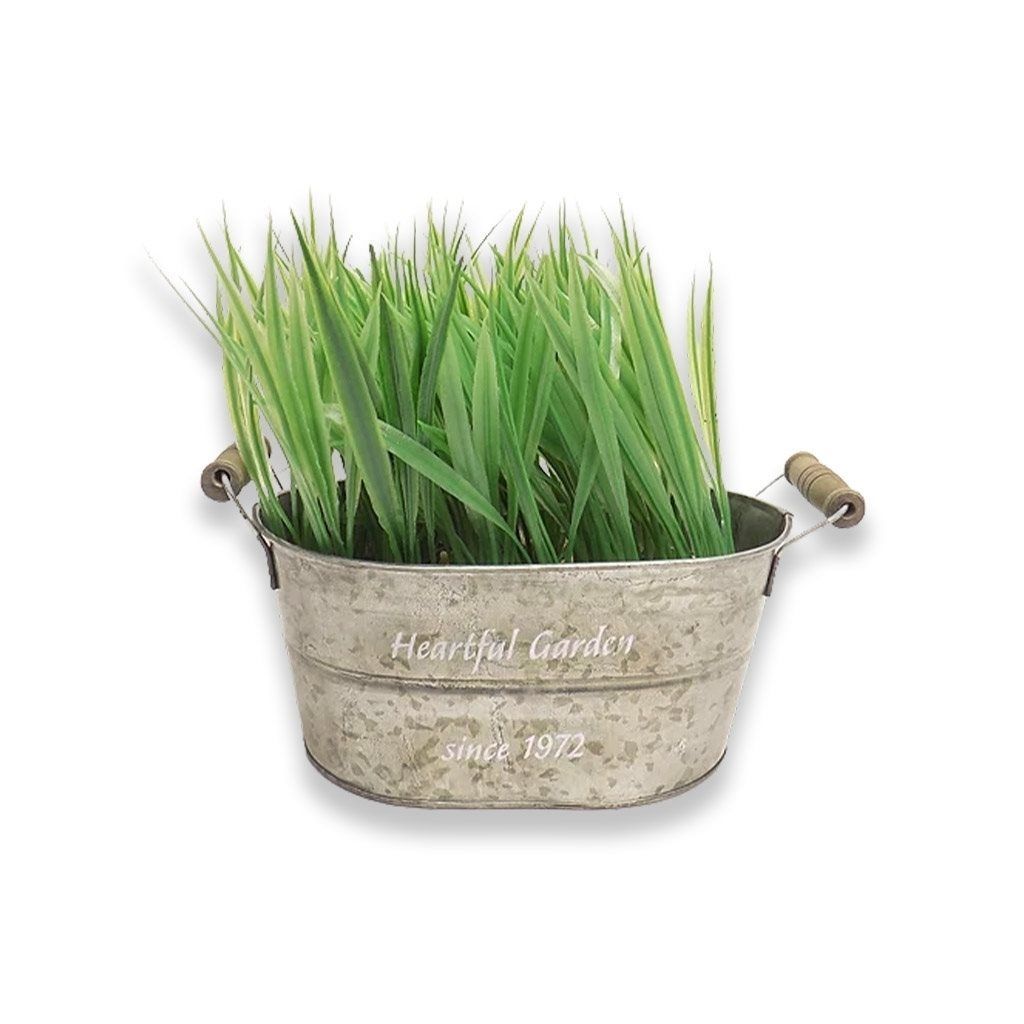 PLANTA ARTIFICIAL EN LATA 27x11CM