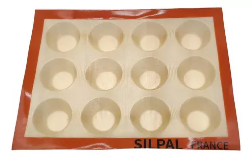 PLANCHA P/12 MUFFING SILPAL 40X30 SILICONA