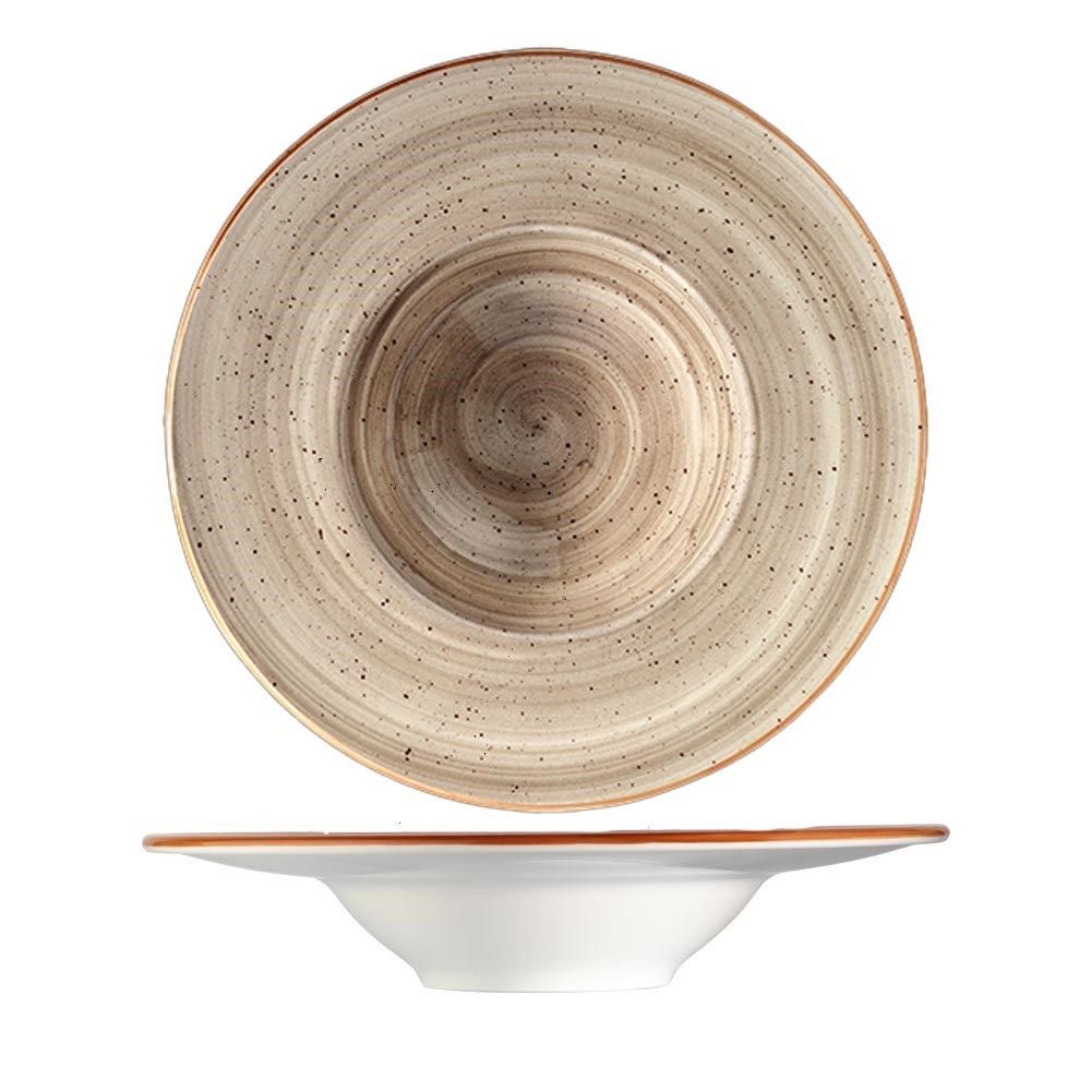 PLATO HONDO PASTA 28CM AURA TERRAIN BONNA