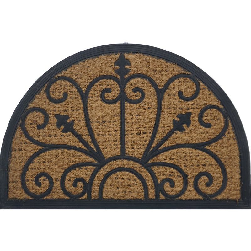 FELPUDO COCO/GOMA 40X60 SELECTA SEMICIRCULO