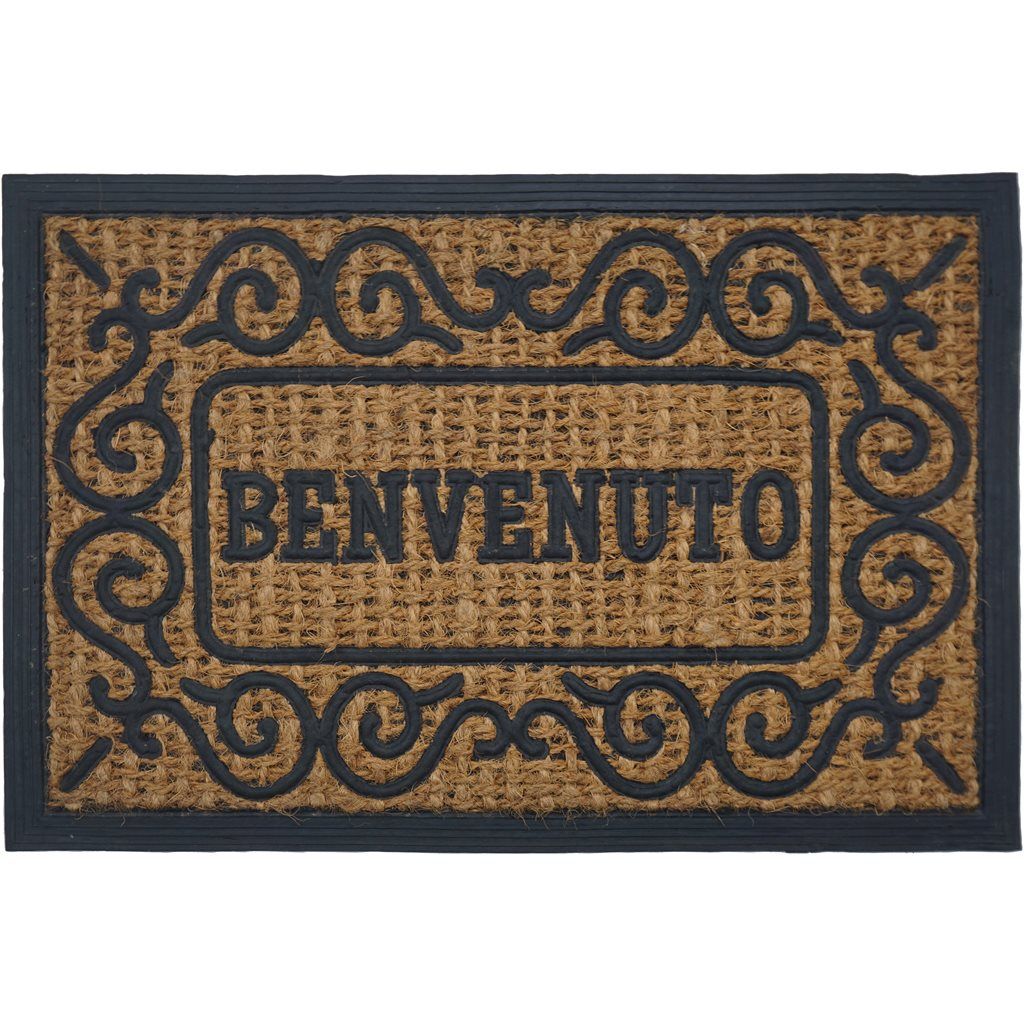 FELPUDO COCO/GOMA 40X60XH1CM BENVENUTO