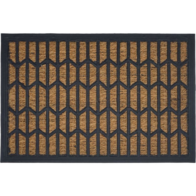 FELPUDO COCO/GOMA 40X60XH1CM ROMBOS