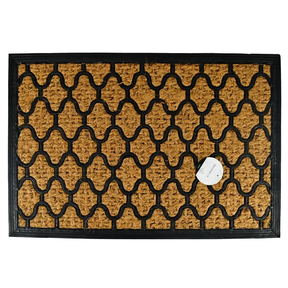 FELPUDO COCO/GOMA 40X60 FLOR