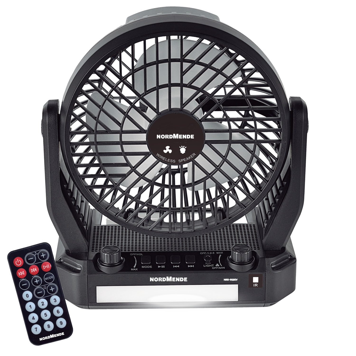 RADIO PORTATIL C/VENTILADOR Y PANEL SOLAR NORMENDE