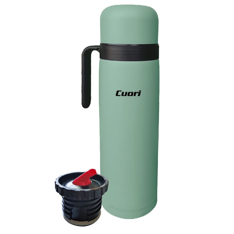 TERMO 1 L AC. C/ ASA VERDE CUORI TERO