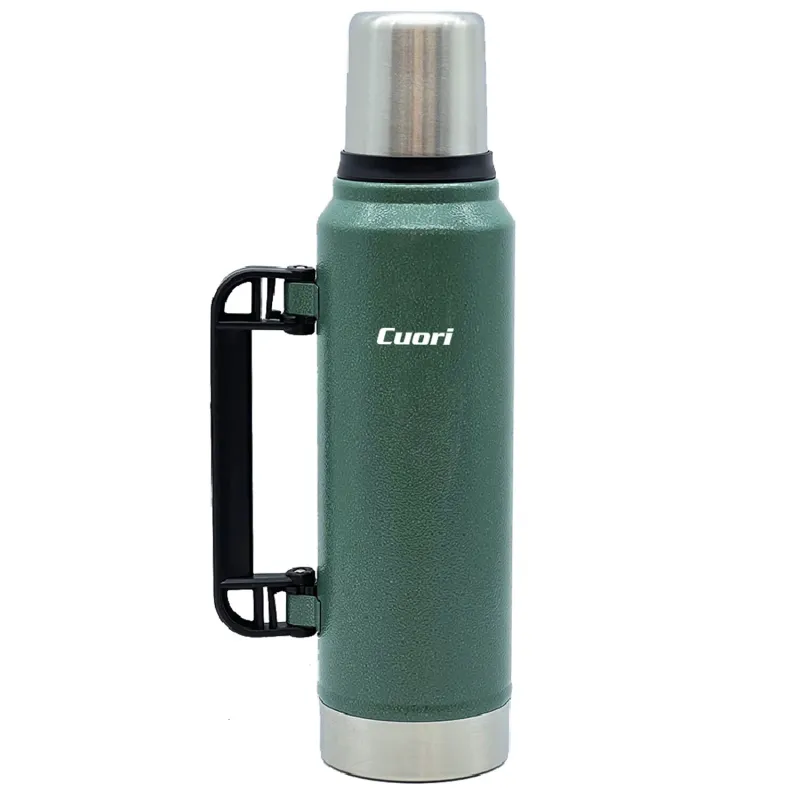 TERMO 1.3LT INOX MARTILLADO VERDE CUORI TRUENO