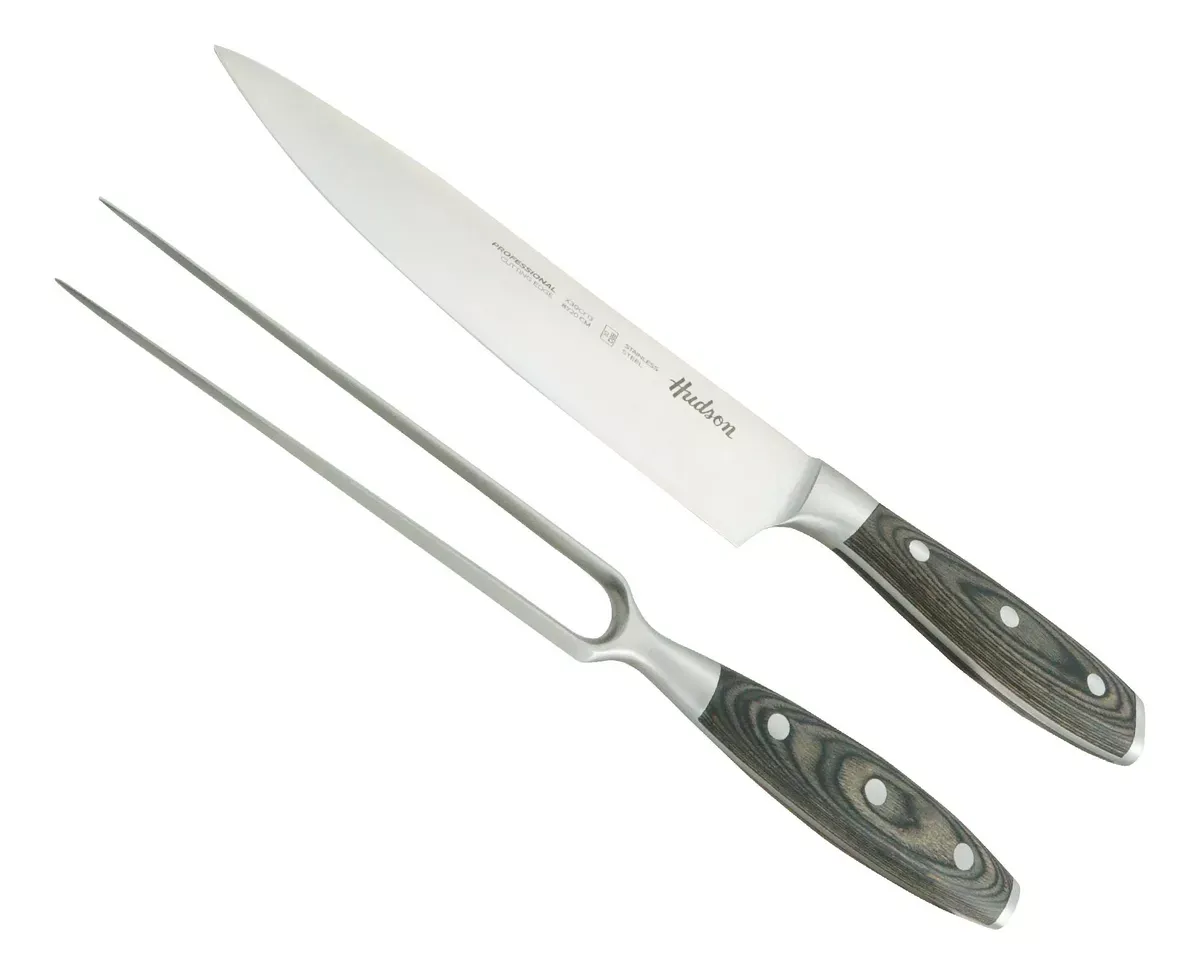 SET DE ASADO BBQ 2PZAS 20CM HUDSON
