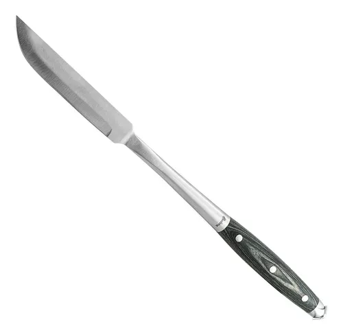 CUCHILLO  PARRILLA BBQ INOX Y MADERA HUDSON