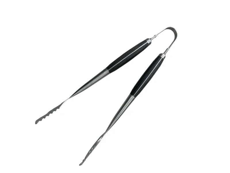 PINZA PARRILLA BBQ INOX Y MADERA HUDSON