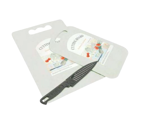 SET X2 TABLA DE PLASTICO C/ CUCHILLO