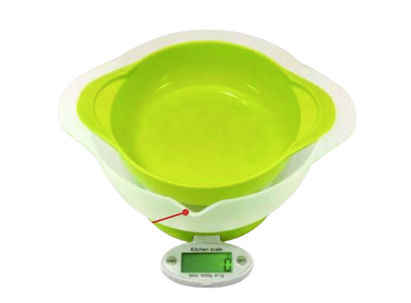 BALANZA DIGITAL P/COCINA C/2 BOWLS