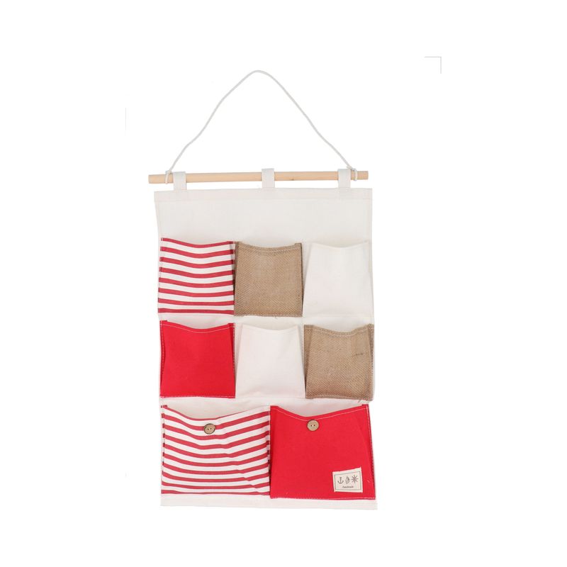 ORGANIZADOR COLGANTE NEGRO/BEIGE/BLANCO