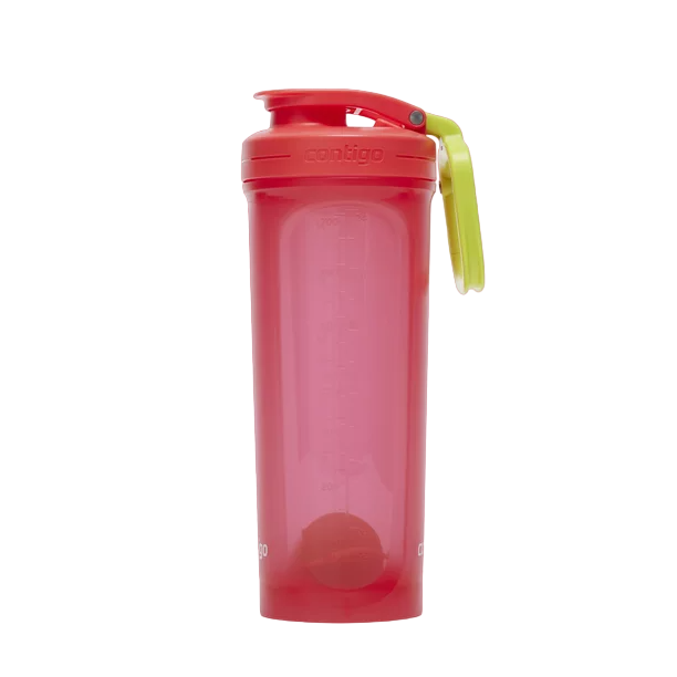 BOTELLA SHAKE GO FIT CONTIGO 2.0 MIXER ROJO