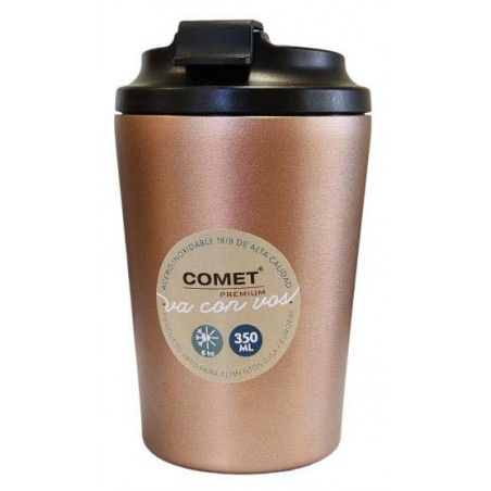 VASO TERMICO AC INOX 350ML COMET DORADO