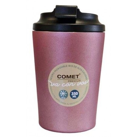 VASO TERMICO AC INOX 350ML COMET ROSA
