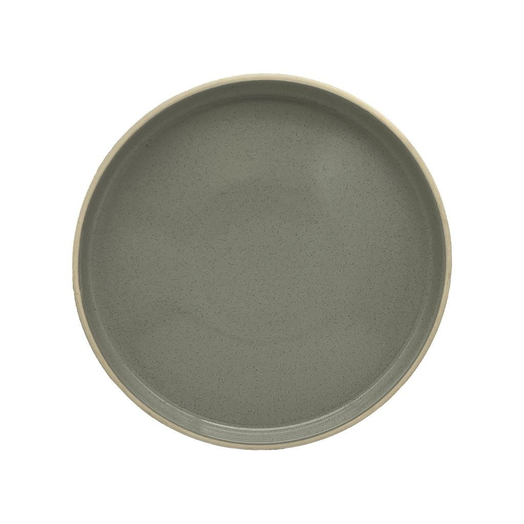 PLATO DE MESA LOZA SELECTA VERDE SALVIA