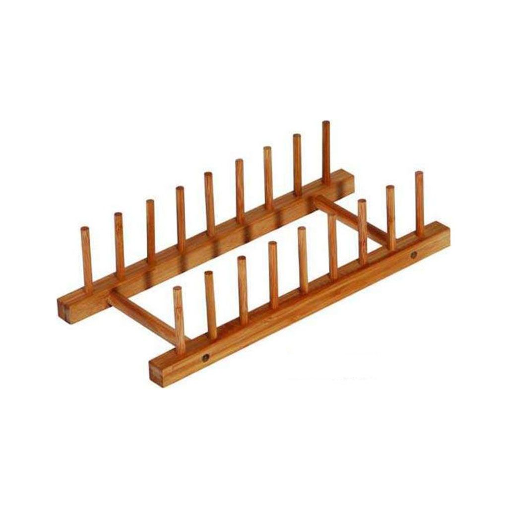 SOPORTE P/PLATOS DE MADERA SELECTA