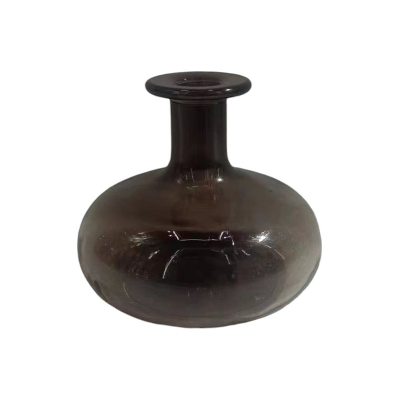 FLORERO VIDRIO 12CM HUMO SELECTA