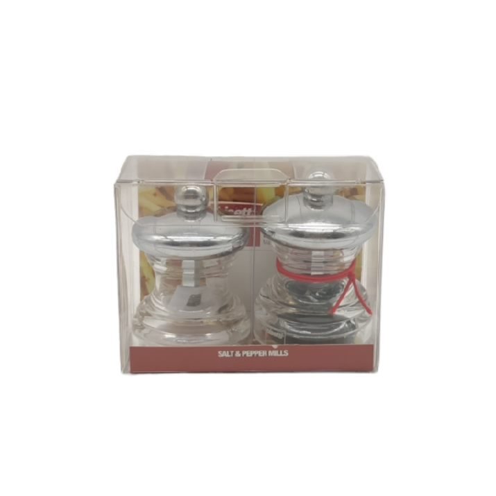 MOLINILLO ELBA SET x2 CROMADO 6.5CM BISETTI