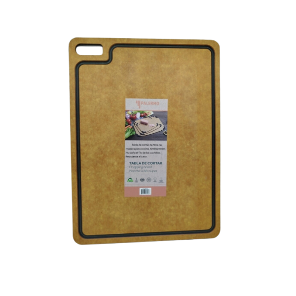 TABLA PICAR BORDE NEGRO 44X32X0.6 EPICUREAN