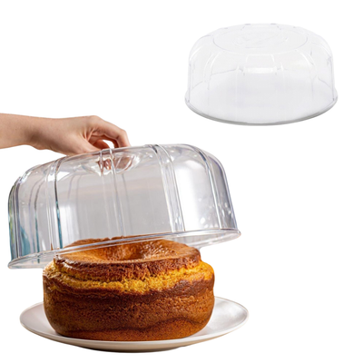 PLATO TORTA CON CUPULA RED 30CM VEM