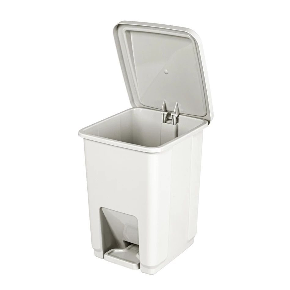 BASURERO C/PEDAL BEIGE 7LTS  SANREMO