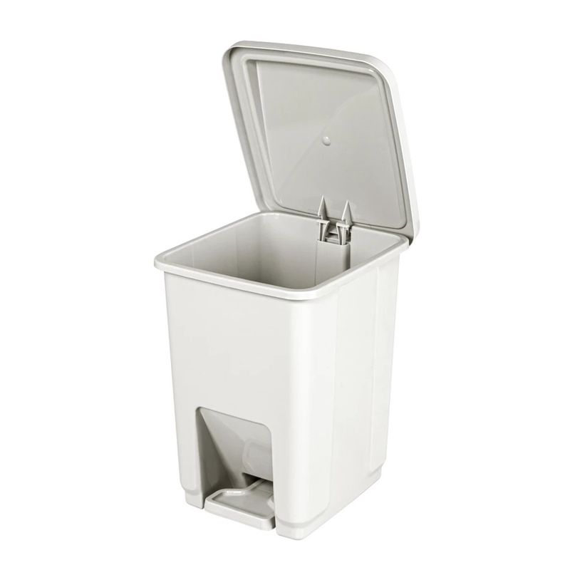 BASURERO C/PEDAL BEIGE 7LTS  SANREMO