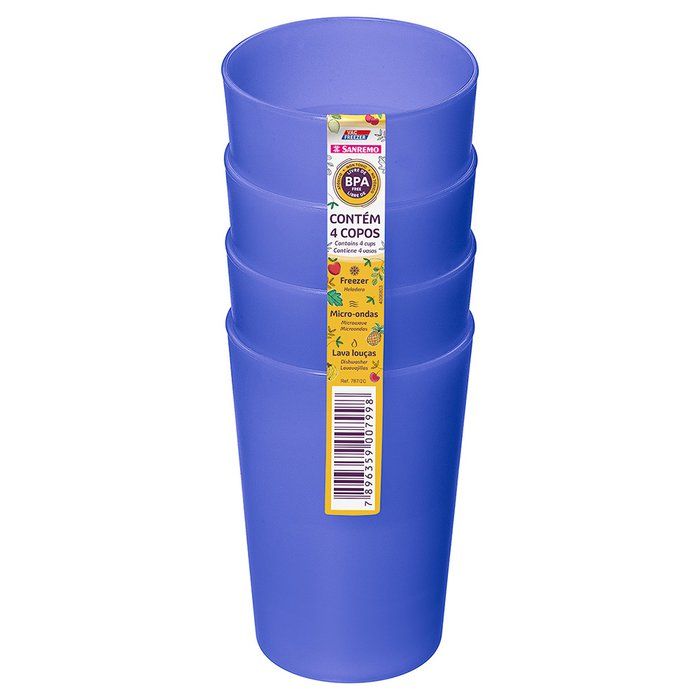 SET X4 VASOS SANREMO