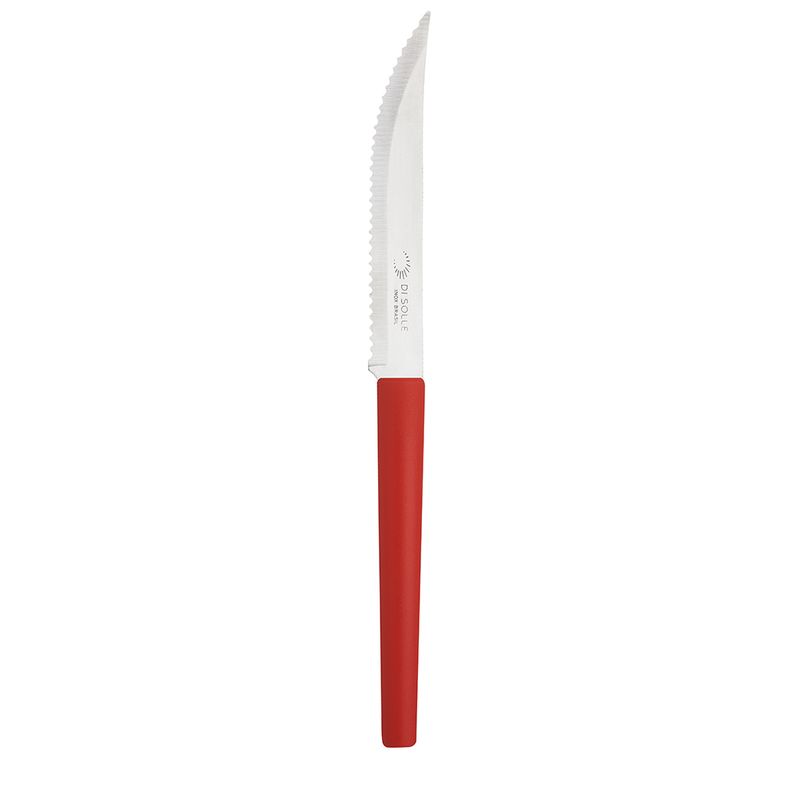 CUCHILLO DE ASADO MANGO ROJO MILLENIUM DISOLLE