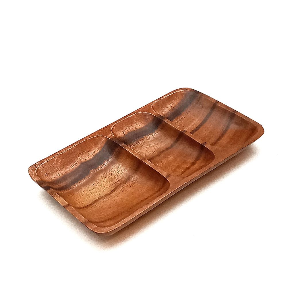 COPETINERO RECT 3 DIV. 25X14X2.5 CM