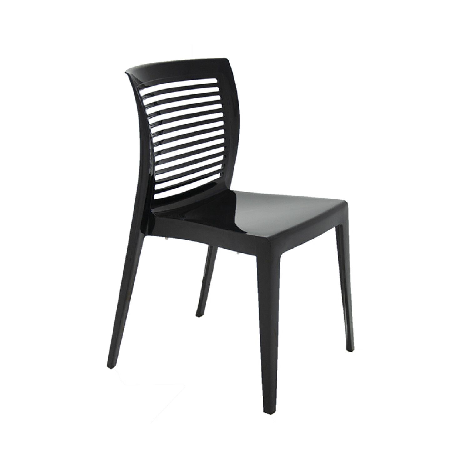 SILLA VICTORIA RESPALDO ABIERTO NEGRO TRAMONTINA
