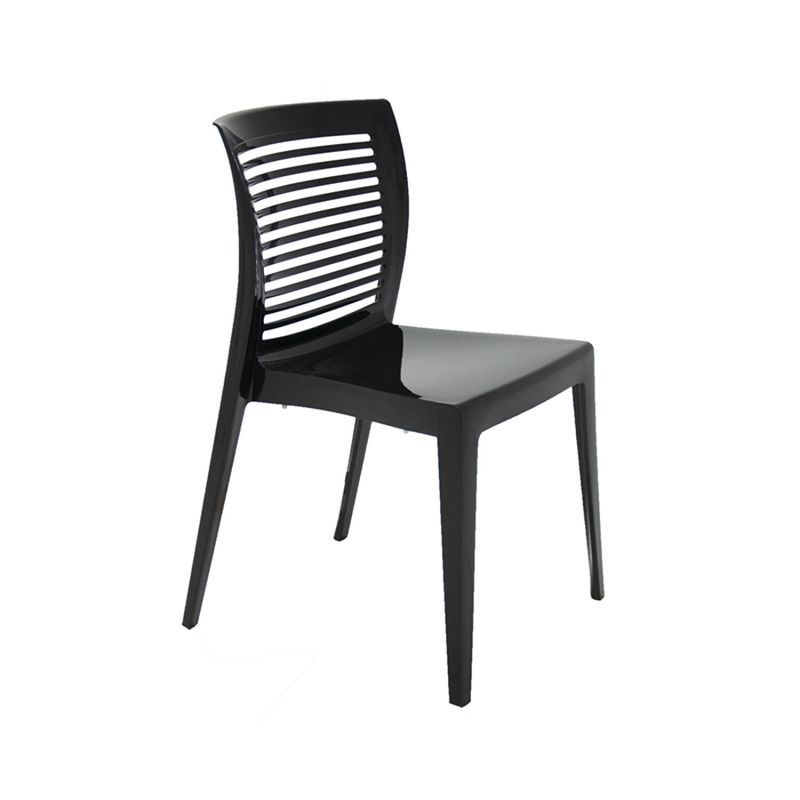 SILLA VICTORIA RESPALDO ABIERTO NEGRO TRAMONTINA