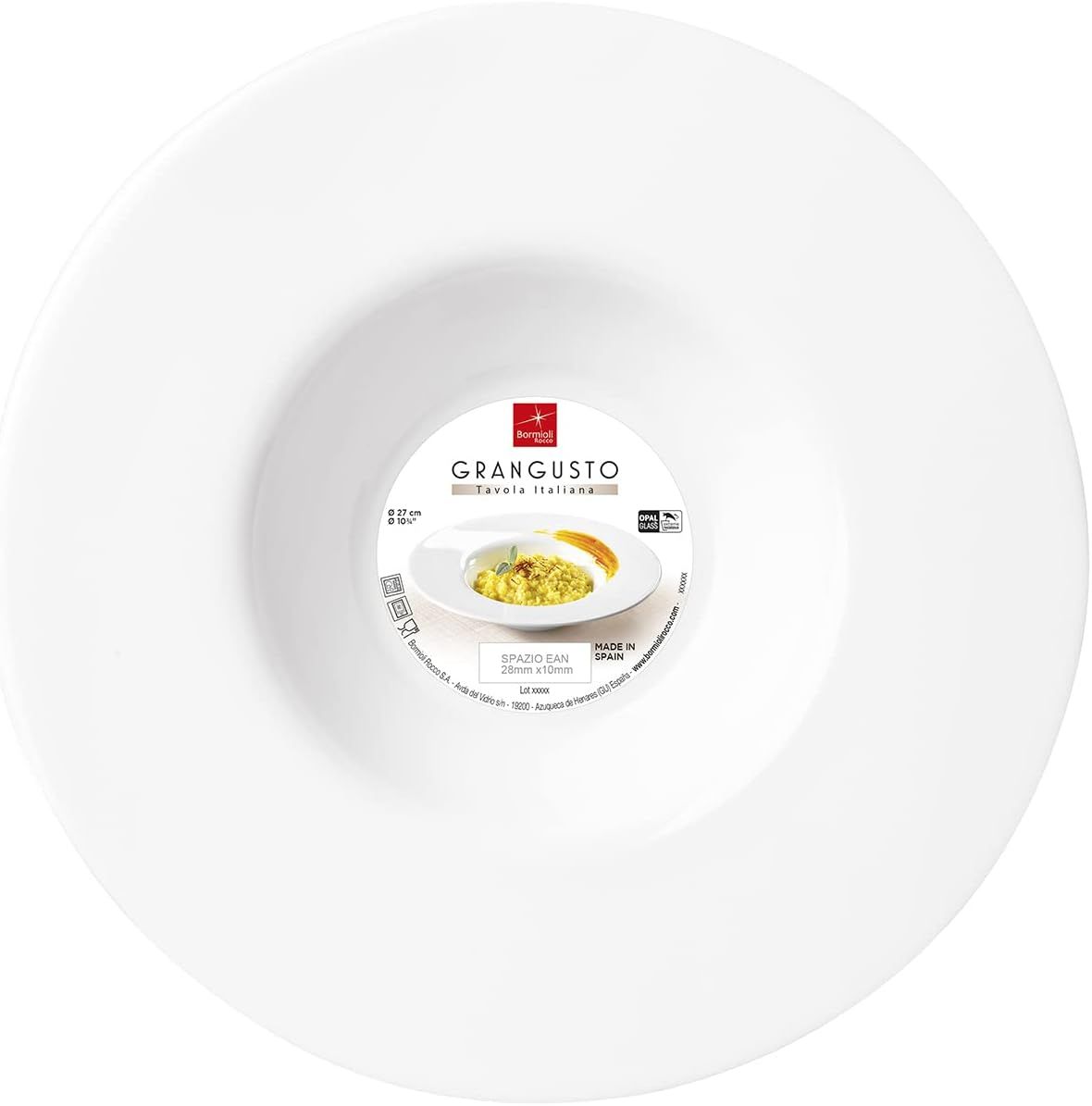 PLATO RISOTTO GRANGUSTO 27CM  BORMIOLI