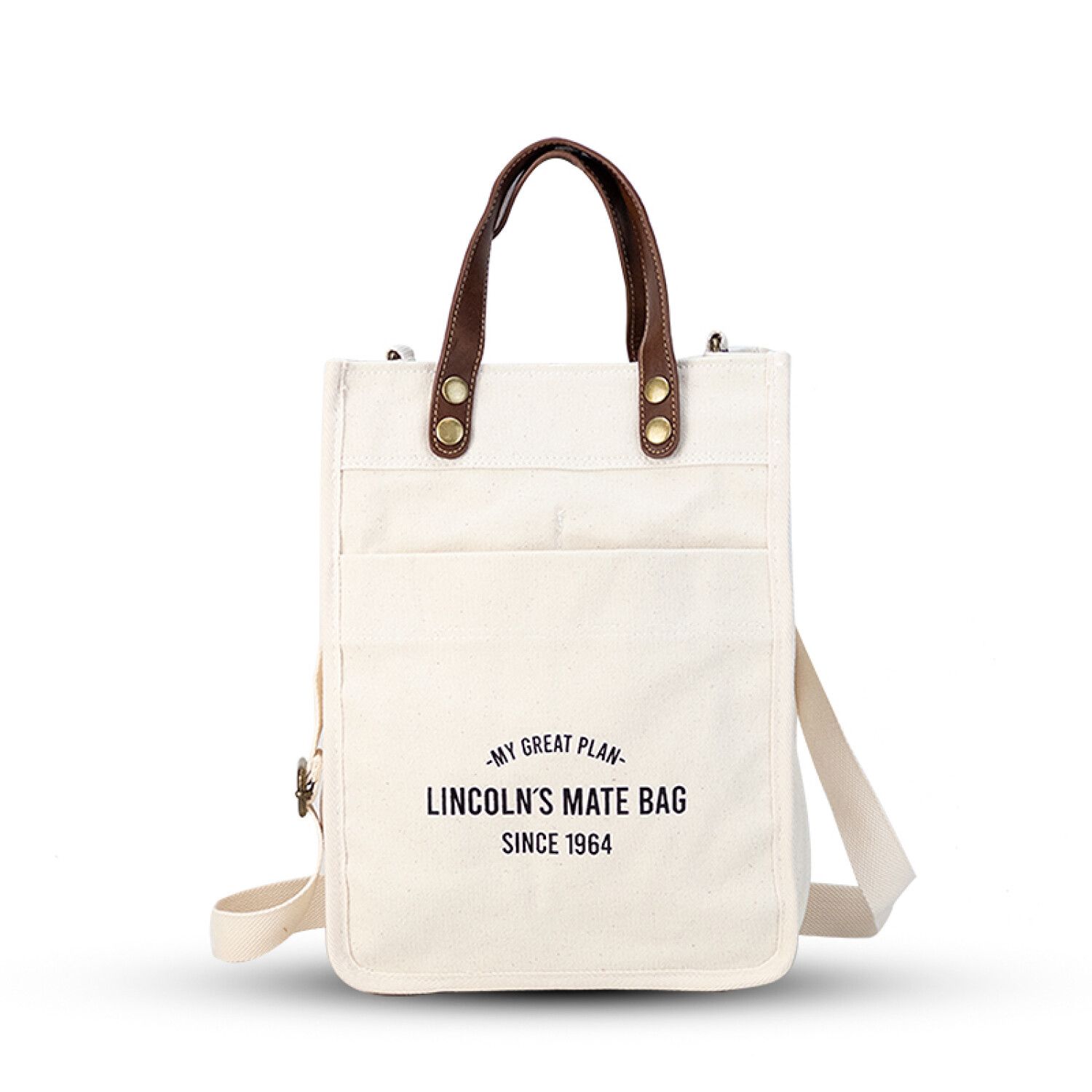 MATERA BOLSA GRECIA CANVAS COLOR CRUDO LINCOLNS