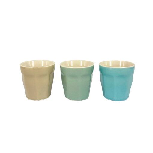 VASO CERAMICA DE CAFE COLORES VARIOS