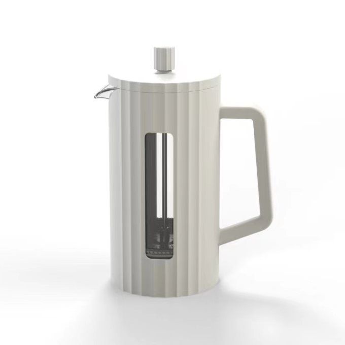 CAFETERA ITALIANA 6TZAS BLANCA/NEGRA