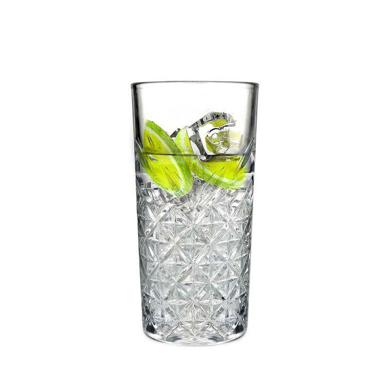 SET X 6 VASO TUMBLER 380ML T LARGO G HORSE