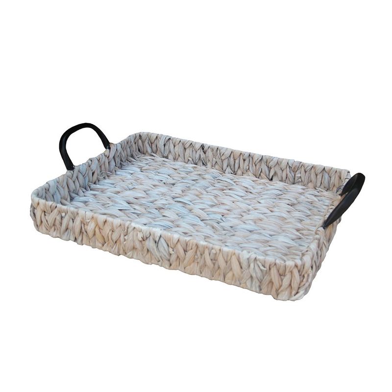 BANDEJA RECT 44x34CM BLANCO JACINTO DE AGUA