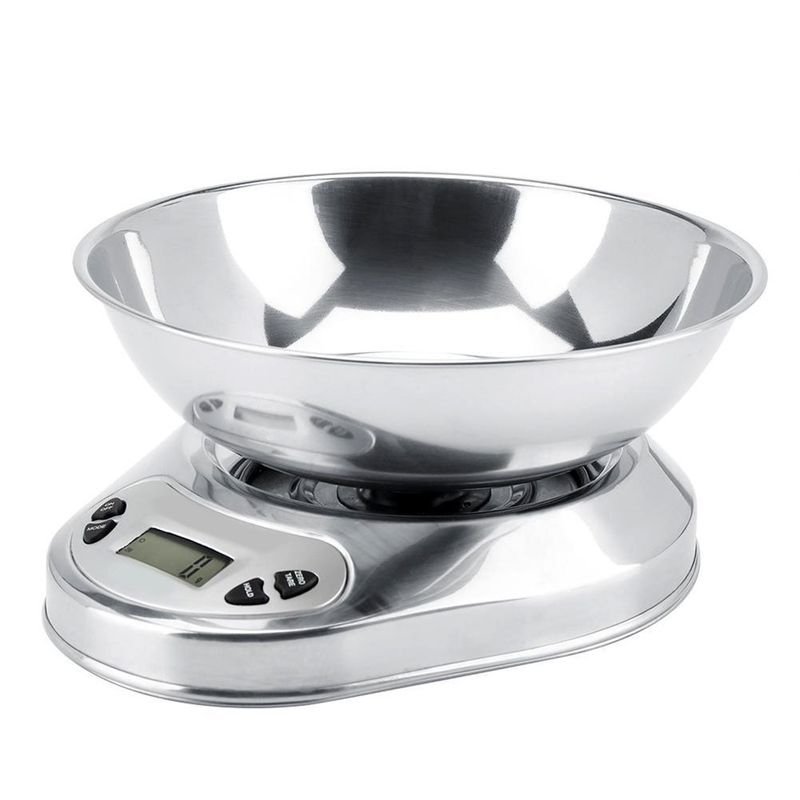 BALANZA COCINA ACERO INOX