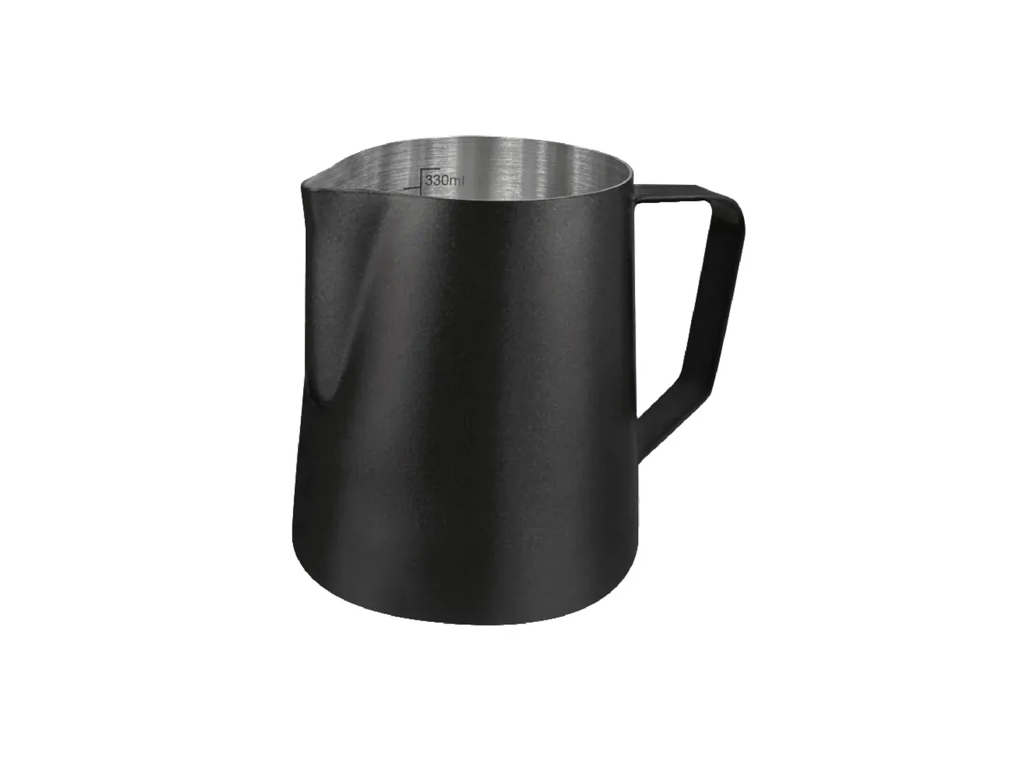 JARRO LATTE BARISTA ACERO INOX NEGRO HUDSON